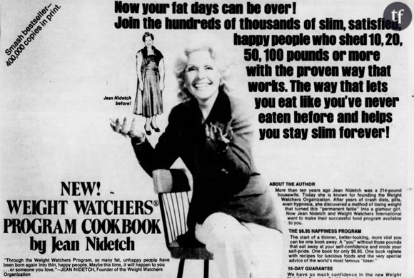 Une publicité Weight Watchers en 1973