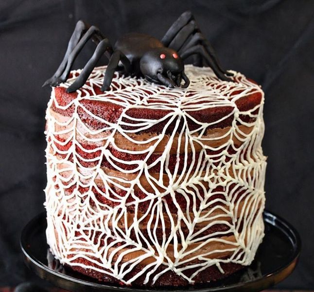 Recette Halloween 16 Le Gateau Toile D Araignee Qui Fait Le Buzz Terrafemina