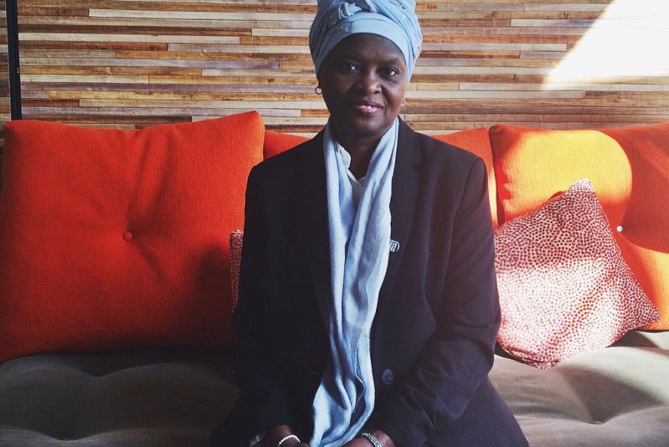 Fatimata M'Baye, avocate mauritanienne des droits de l'homme, à la résidence Goralska pour la remise du prix de la maison de joaillerie