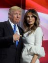 Melania et Donald Trump pendant la campagne à l'élection présidentielle 2016