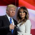 Melania et Donald Trump pendant la campagne à l'élection présidentielle 2016