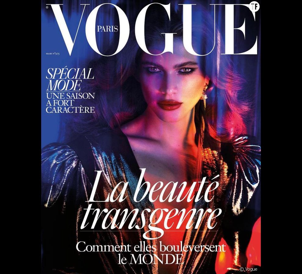 Valentina Sampaio, premier mannequin transgenre en couverture de Vogue Paris