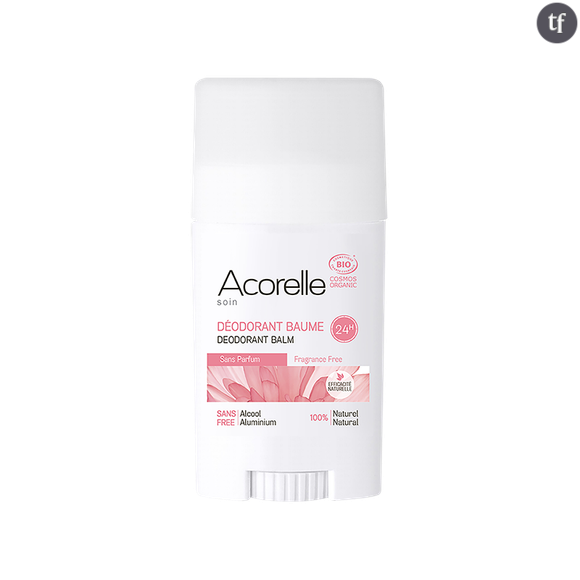 Déodorant baume sans parfum, Acorelle, 7€