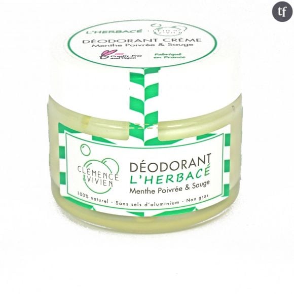 Déodorant crème L'herbacé, Clémence et Vivien