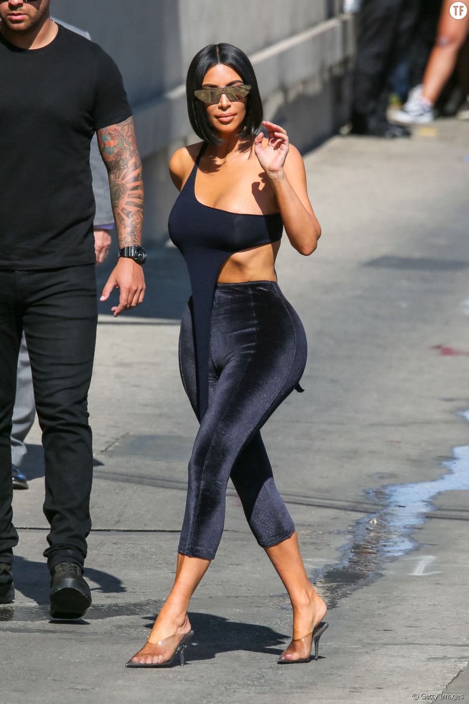 Kim Kardashian le 30 juillet à Los Angeles