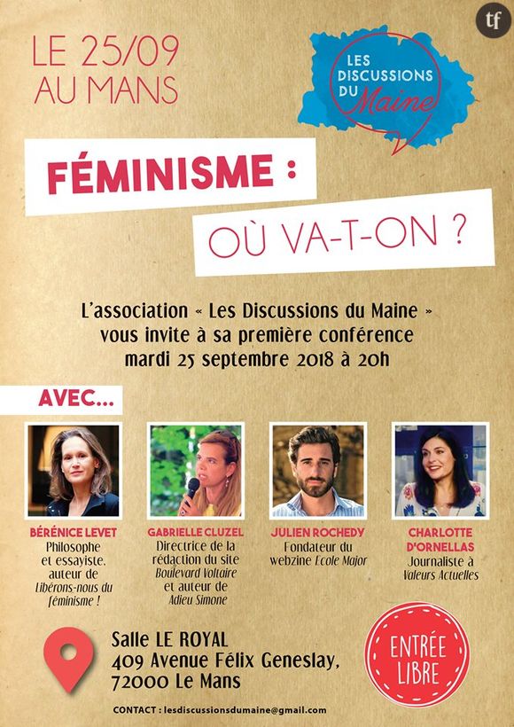 Féminisme : où va-t-on ?, le débat organisé au Mans