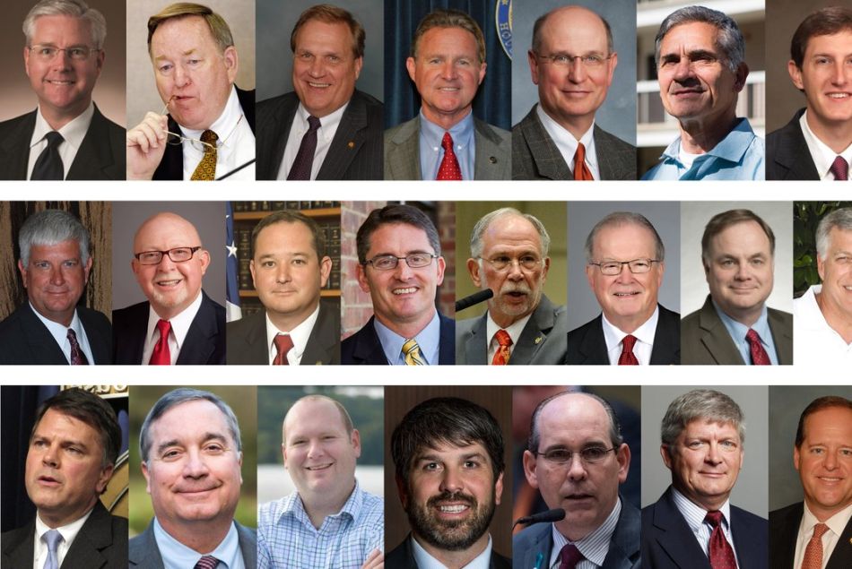 Les 25 sénateurs de l'Alabama qui ont voté la loi anti-avortement