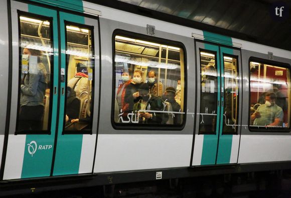 La ligne 1 du métro parisien le 11 mai 2020