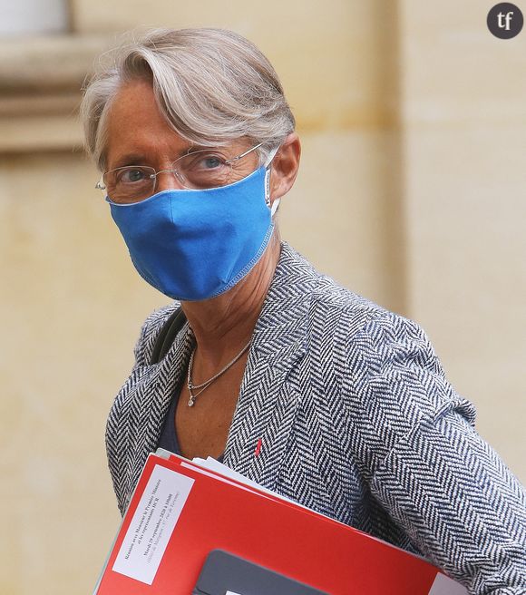 Elisabeth Borne, Ministre du Travail de l'Emploi et de l'Insertion, arrive à Matignon.