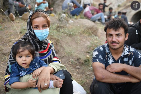 Des exilés afghans dans la province de Van, en Turquie, le 24 juilllet 2021