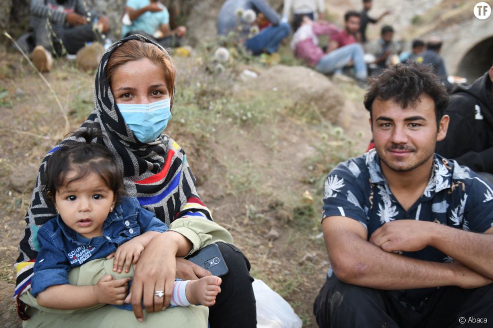  Des exilés afghans dans la province de Van, en Turquie, le 24 juilllet 2021 