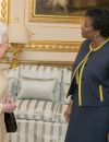  Elizabeth II reçoit la gouverneure Dame Sandra Mason à Windsor le 28 mars 2018 