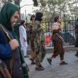  Groupe de talibans à Kaboul le 24 septembre 2021 