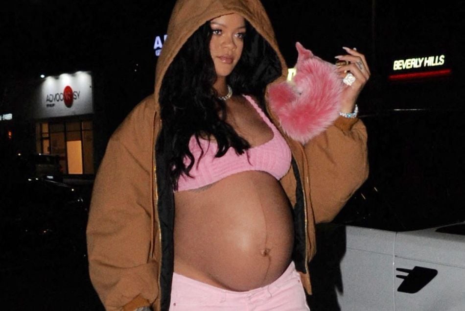 Rihanna enceinte le 11 avril 2022 à Los Angeles