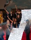 A Cannes, les noms des victimes des féminicides depuis le précédent festival