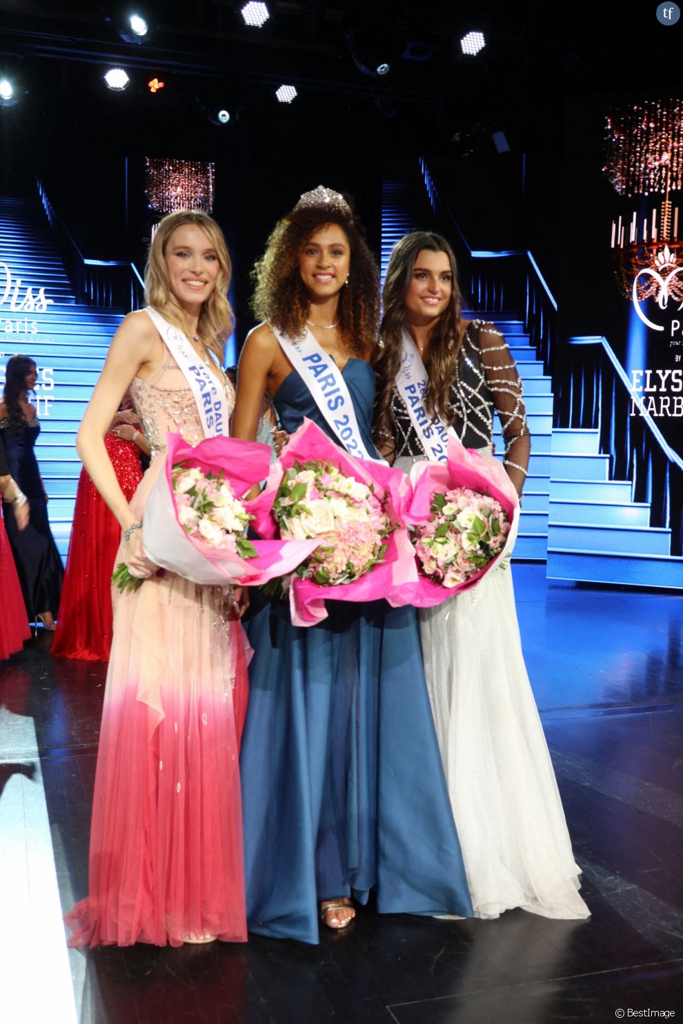 Andréa Furet, 1ère dauphine, Océane Bobeche, Miss Paris et Adèle Bonnamour, 2e dauphine