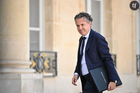 Christophe Béchu, ministre de la Transition écologique, à l'Elysée le 4 juillet 2022