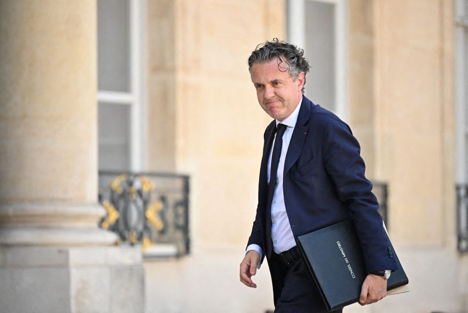 Christophe Béchu, ministre de la Transition écologique, à l'Elysée le 4 juillet 2022