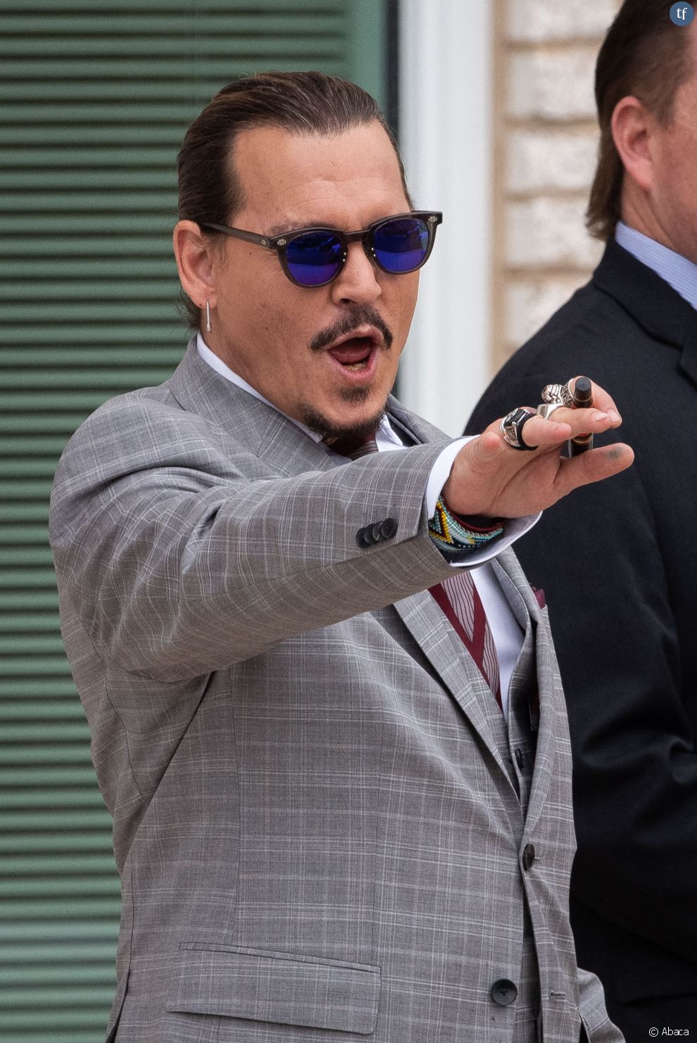 Johnny Depp devant le tribunal de Fairfax, mai 2022