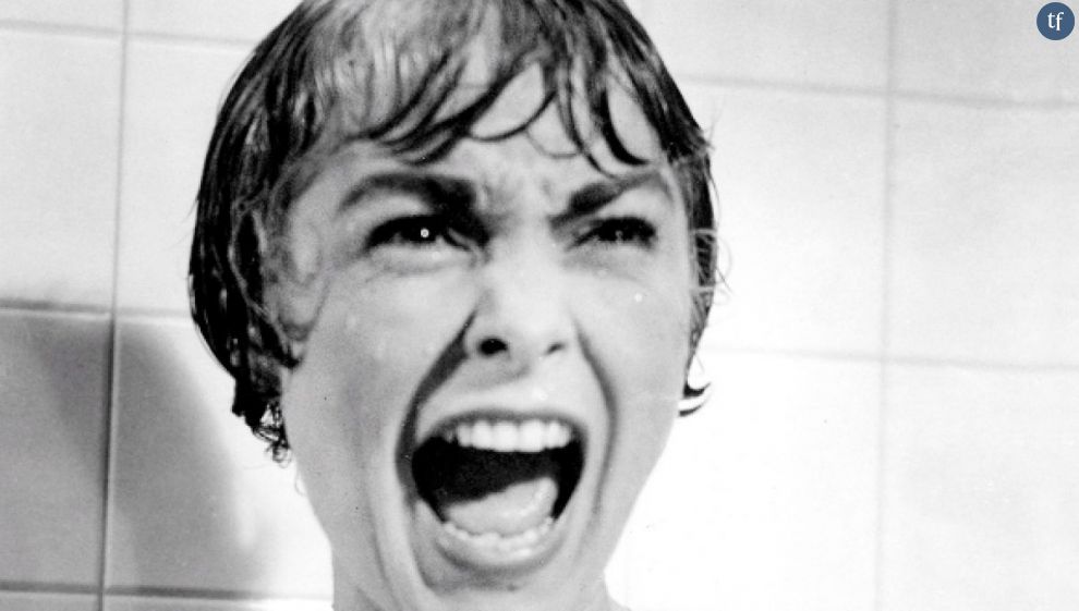 Janet Leigh dans la scène de la douche de &quot;Psychose&quot;