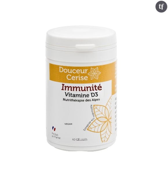 Vitamine D3 naturelle et vegan - 15,60€ les 60 gélules.