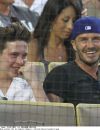 David Beckham et son fils Brooklyn.