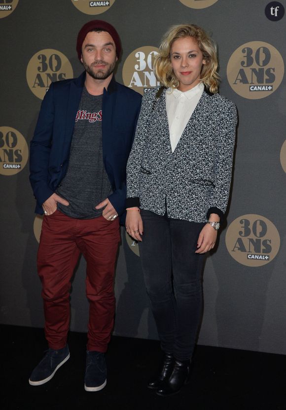 No Web No TV - Alysson Paradis et son nouveau compagnon Guillaume Gouix - Soirée des 30 ans de Canal + au Palais de Tokyo à Paris, le 4 novembre 2014. 