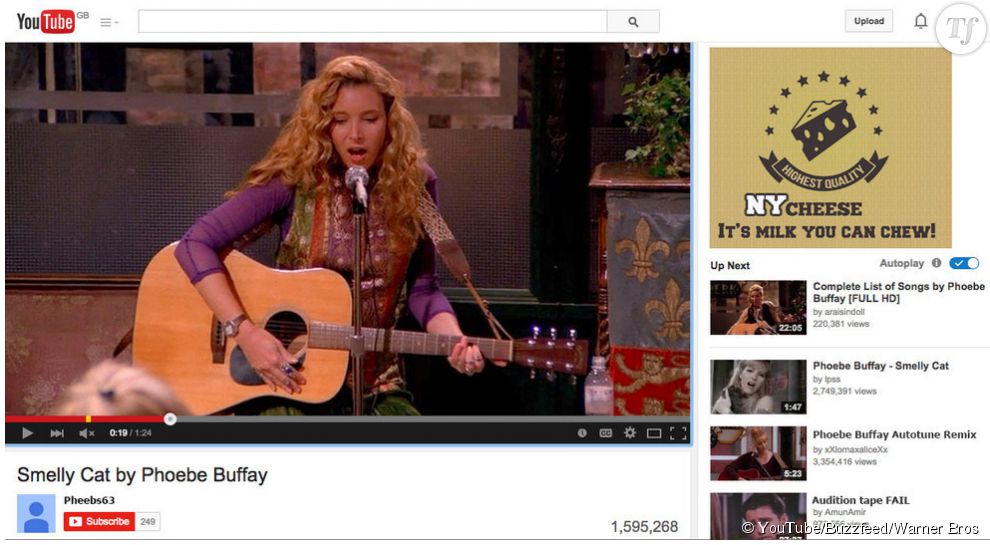 Phoebe buzze sur YouTube avec sa vidéo de &quot;Tu pues le chat&quot;.