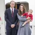 Kate Middleton, le Prince William et leur premier enfant, le Prince George