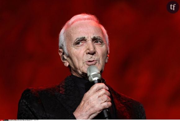 Le chanteur Charles Aznavour