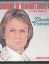 La pochette du 45 tours de "Comme d'Habitude" de Claude François