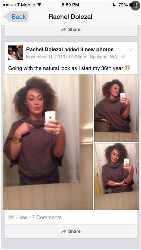 Rachel Dolezal parle de son retour aux cheveux naturels...