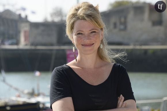 Cécile Bois, l'interprète de Candice Renoir, au festival de la Rochelle en 2014