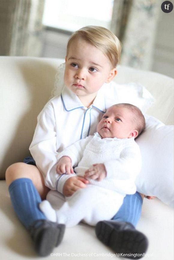 Le prince George et sa petite soeur Charlotte