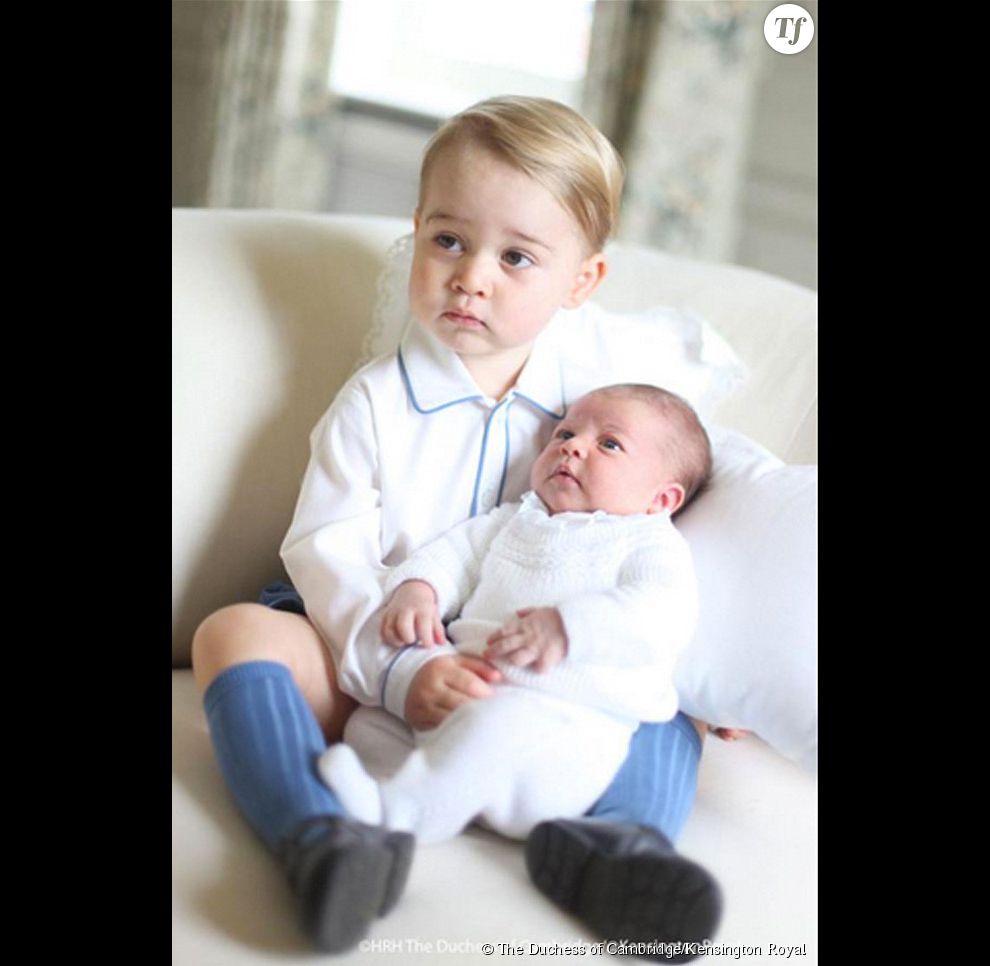 Le prince George et sa petite soeur Charlotte