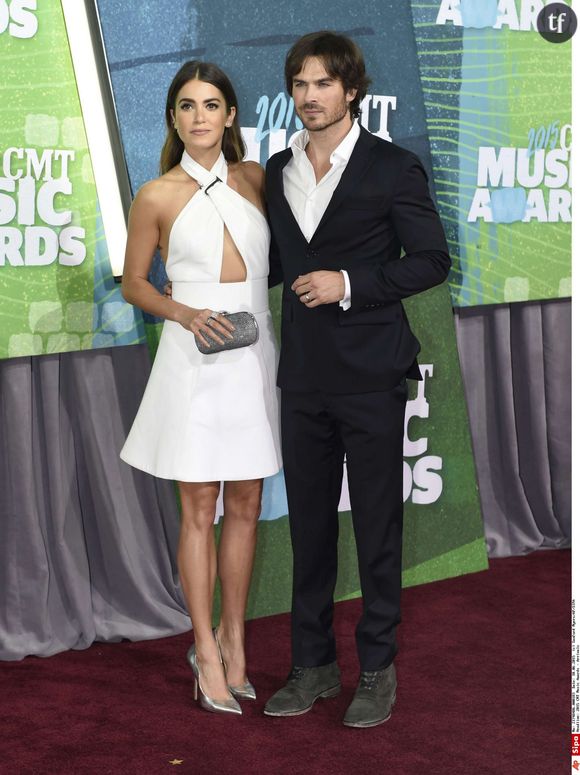 Ian Somerhalder et sa femme Nikki Reed le 1er juin dernier aux CMT Music Awards