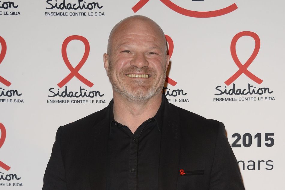 Philippe Etchebest de Top Chef à la soirée de lancement du sidaction en 2015