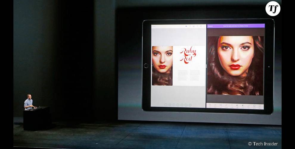 Le sourire artificiel forcé de ce mannequin a entaché la sortie du nouvel iPad d&#039;Apple en collaboration avec Adobe...