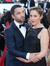 Guillaume et Alysson Paradis, enceinte, au Festival de Cannes 2015