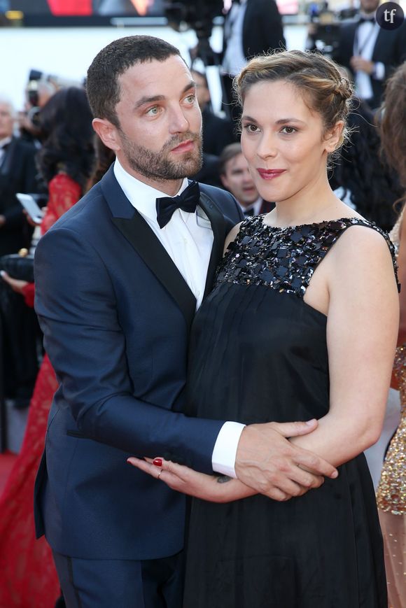 Guillaume et Alysson Paradis, enceinte, au Festival de Cannes 2015