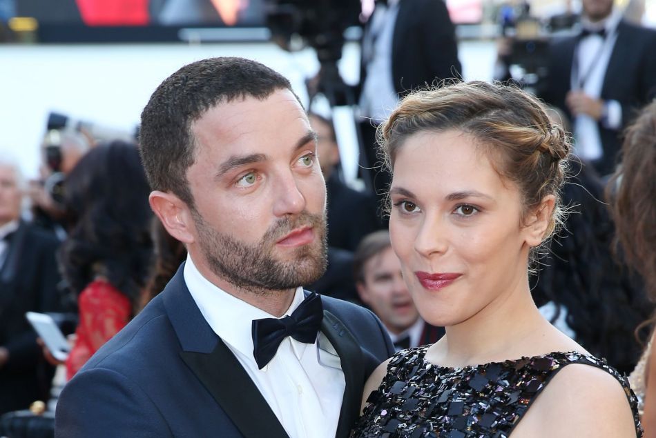 Guillaume et Alysson Paradis, enceinte, au Festival de Cannes 2015
