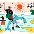 Hunter, 13 ans, dans un monde avec des dauphins, des pands volants et un morse magicien.