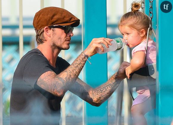 David Beckham, icone du papa héros