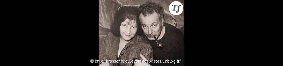 Georges Brassens en couple avec Joha Heiman (Pupchen)
