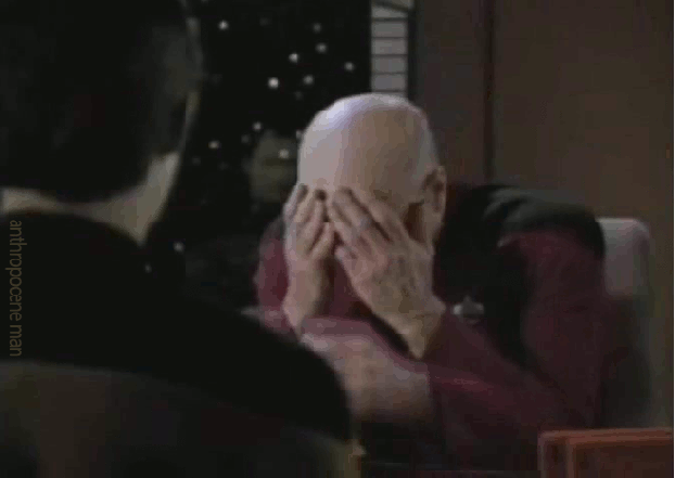 Même le capitaine Picard, commandant de l'Enterprise, est atterré par cette injustice.