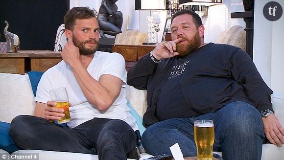 Jamie Dornan dans l'émission GoggleBox le 9 octobre 2015