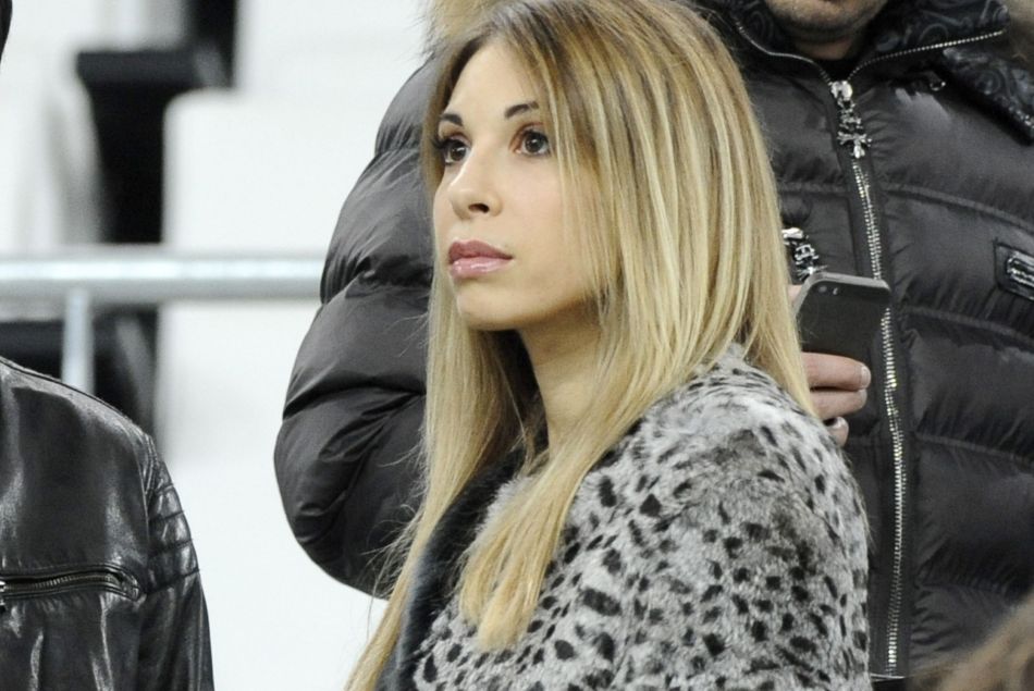  Fanny, la compagne de Mathieu Valbuena - People au match amical France-Suède au stade Vélodrome à Marseille, le 18 novembre 2014.
