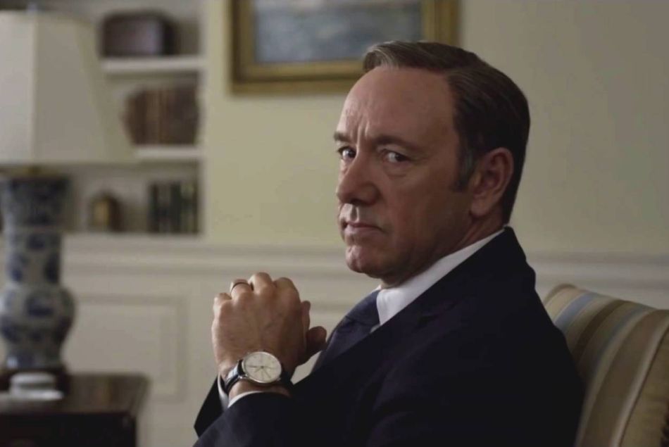 Frank Underwood (Kevin Spacey) dans la série House of Cards, un bon exemple de sociopathe