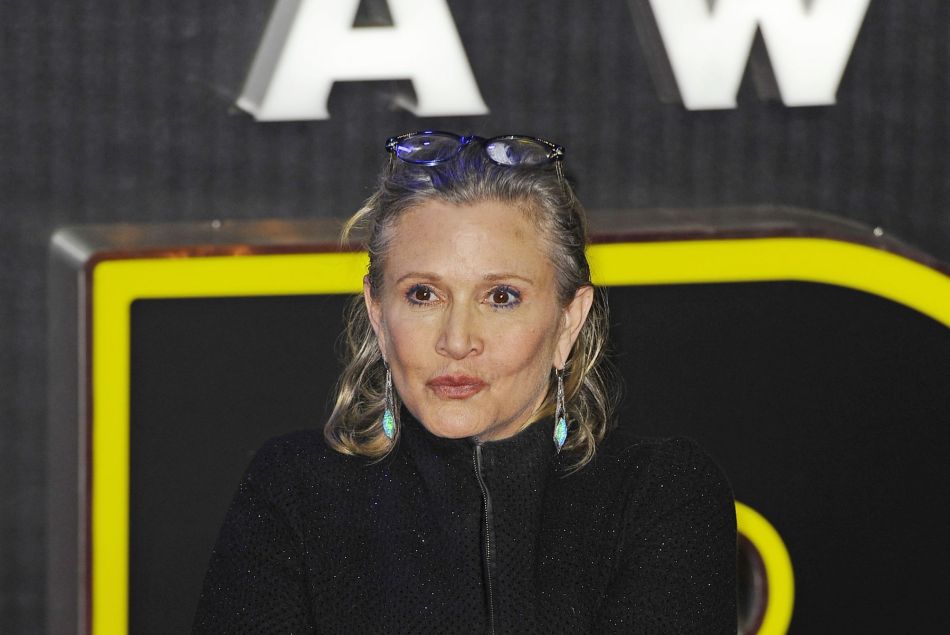 L'actrice Carrie Fisher