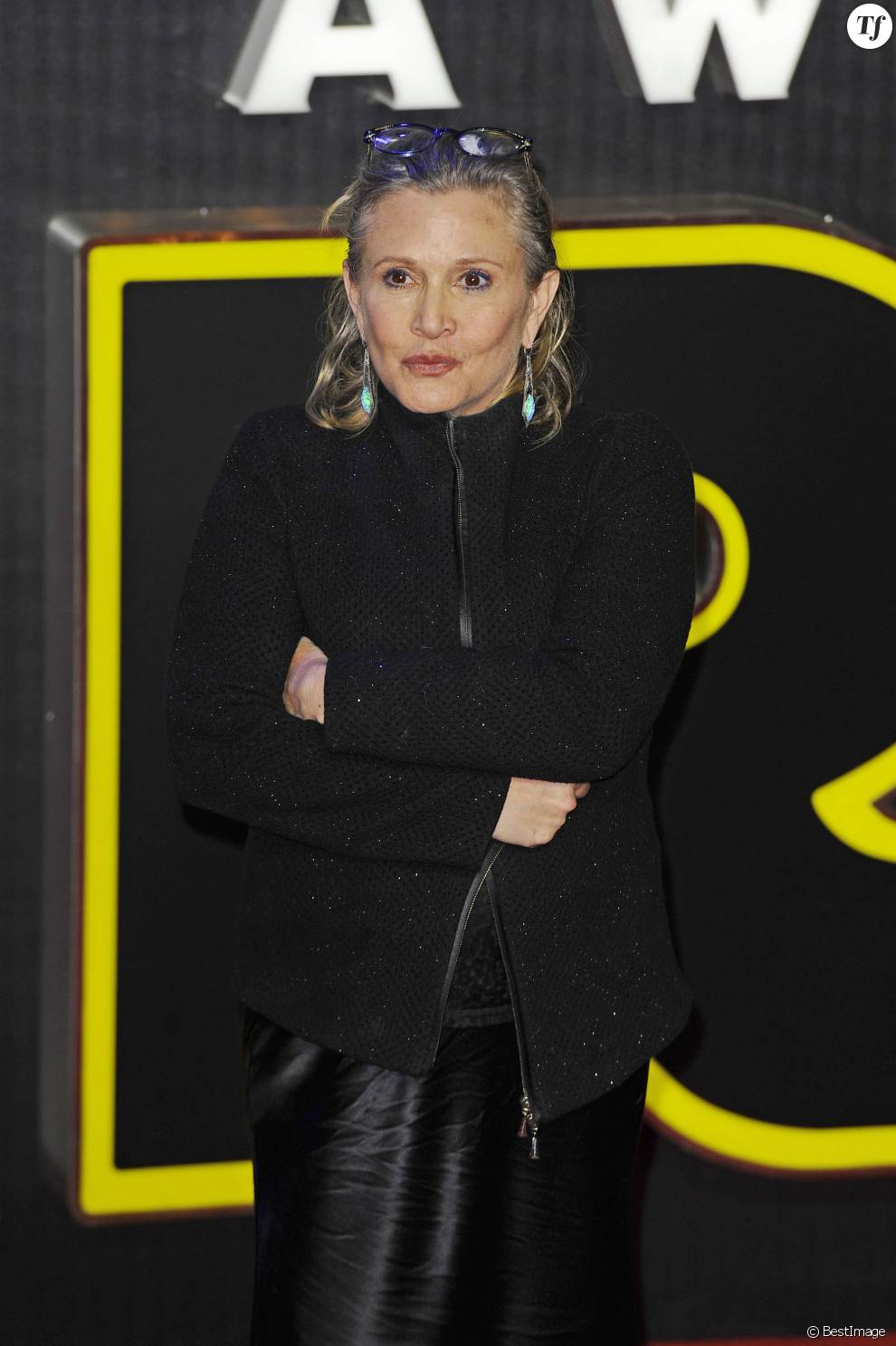 L&#039;actrice Carrie Fisher